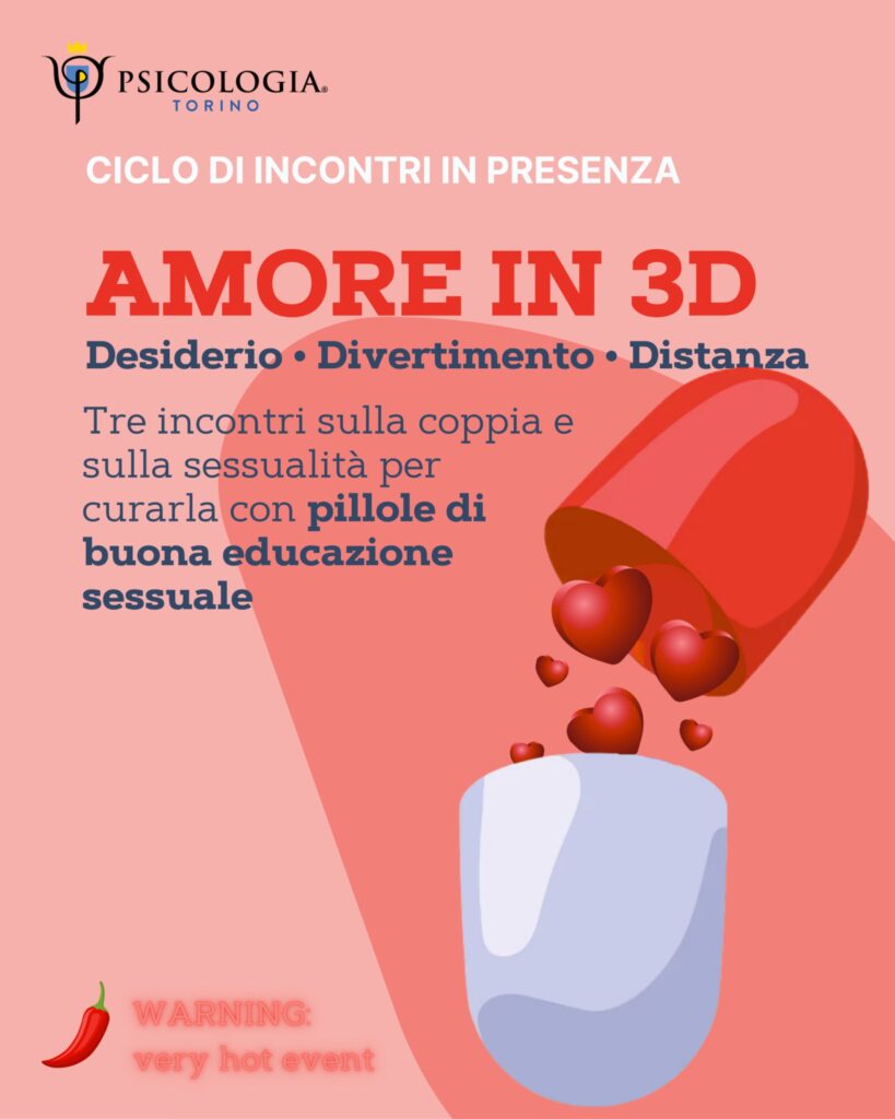 AMORE IN 3D - Ciclo di incontri in presenza